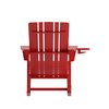 Flash Furniture Red Adirondack Rocking Chairs with Cupholder, 2PK 2-LE-HMP-1045-31-RD-GG